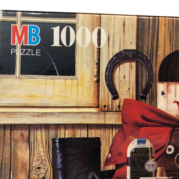 Milton Bradley 1995 - Charles Wysocki's COWBOY BOOTS #4679-22 - 1000pc Puzzle - Picture 4 of 7